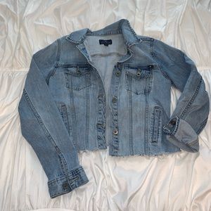 Lucky Brand cropped jean jacket